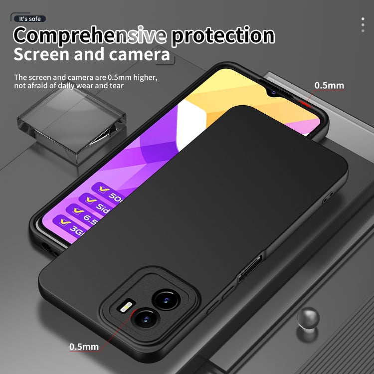 For vivo Y15s Lens Protection Skin Feel TPU Phone Case