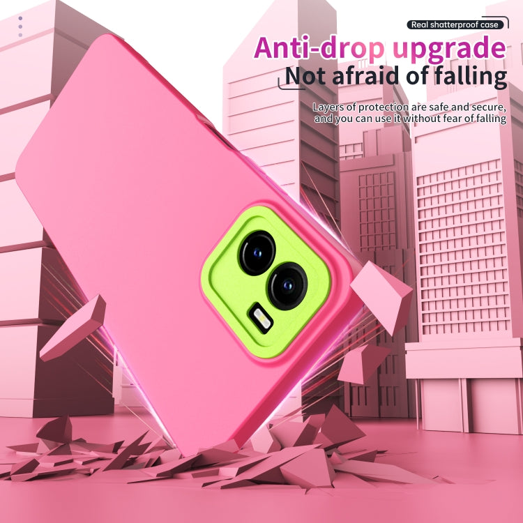 For vivo Y15s Lens Protection Skin Feel TPU Phone Case