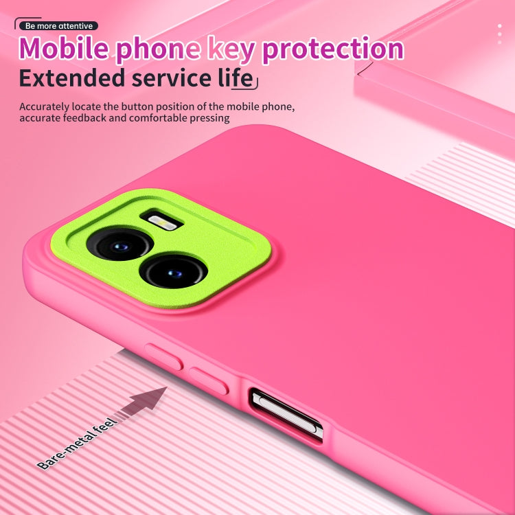For vivo Y15s Lens Protection Skin Feel TPU Phone Case
