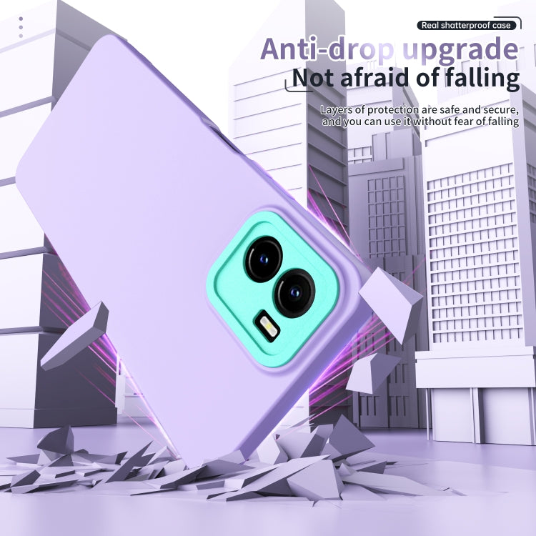 For vivo Y15s Lens Protection Skin Feel TPU Phone Case