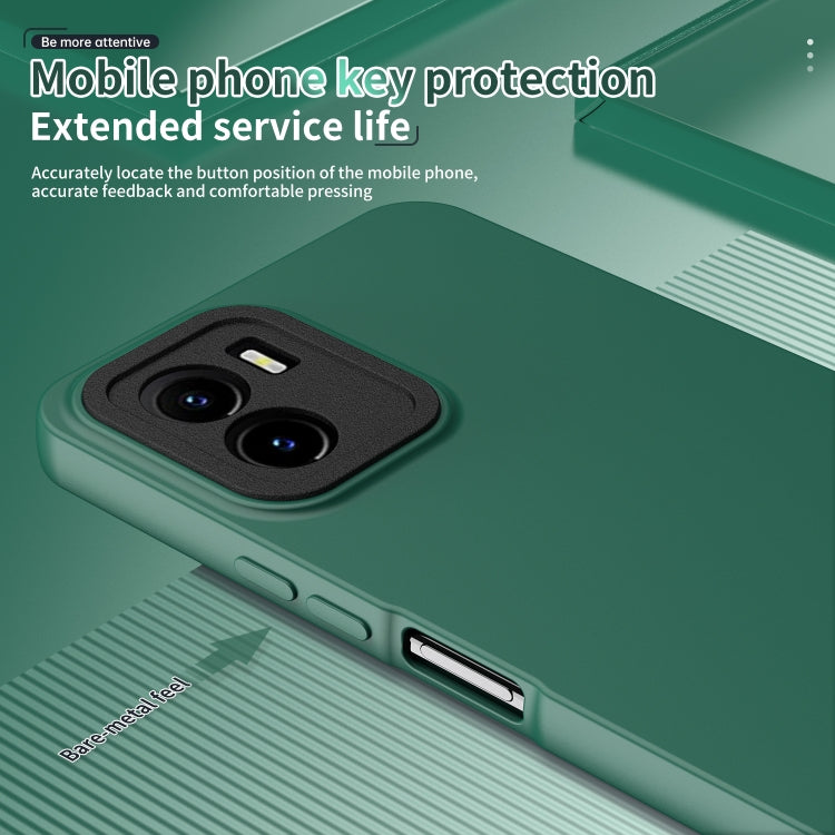 For vivo Y15s Lens Protection Skin Feel TPU Phone Case