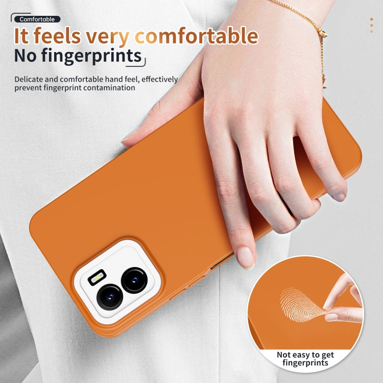 For vivo Y15s Lens Protection Skin Feel TPU Phone Case