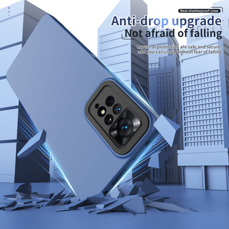 For Xiaomi Redmi Note 11 Global / Note 11S Lens Protection Skin Feel TPU Phone Case