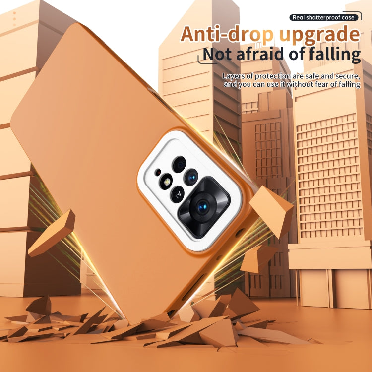 For Xiaomi Redmi Note 11 Global / Note 11S Lens Protection Skin Feel TPU Phone Case