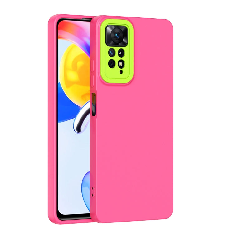 For Xiaomi Redmi Note 11 Pro 4G / 5G Lens Protection Skin Feel TPU Phone Case