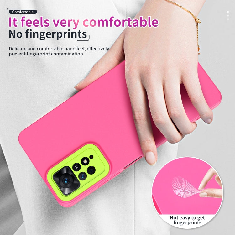 For Xiaomi Redmi Note 11 Pro 4G / 5G Lens Protection Skin Feel TPU Phone Case