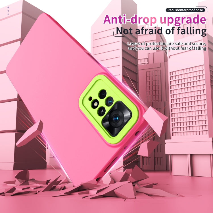 For Xiaomi Redmi Note 11 Pro 4G / 5G Lens Protection Skin Feel TPU Phone Case