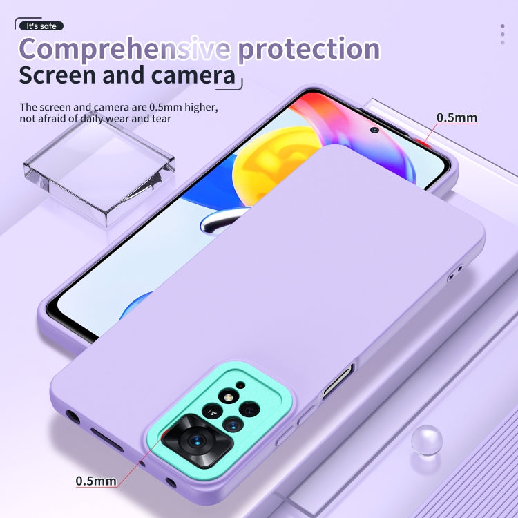 For Xiaomi Redmi Note 11 Pro 4G / 5G Lens Protection Skin Feel TPU Phone Case