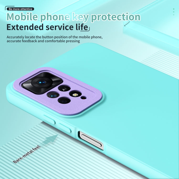For Xiaomi Redmi Note 11 Pro 4G / 5G Lens Protection Skin Feel TPU Phone Case