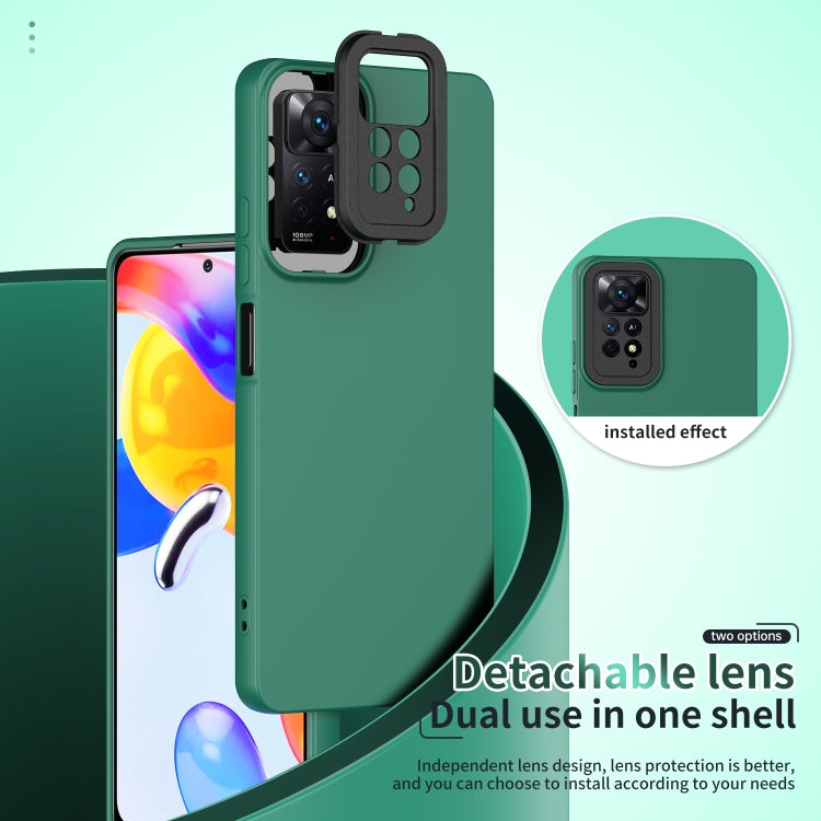 For Xiaomi Redmi Note 11 Pro 4G / 5G Lens Protection Skin Feel TPU Phone Case