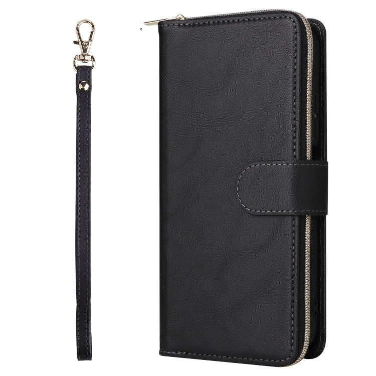 For Xiaomi Redmi Note 11S 9 Card Slots Zipper Wallet Bag Leather Phone Case