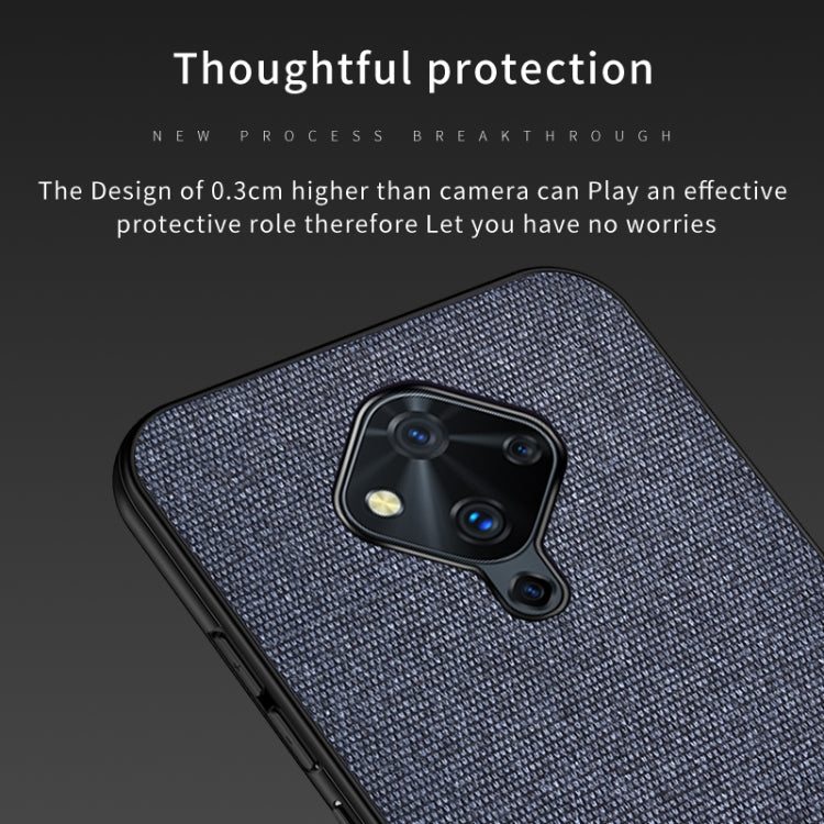 For Vivo S1 Pro (Indian Version) Shockproof Cloth Texture PC + TPU Protective Case