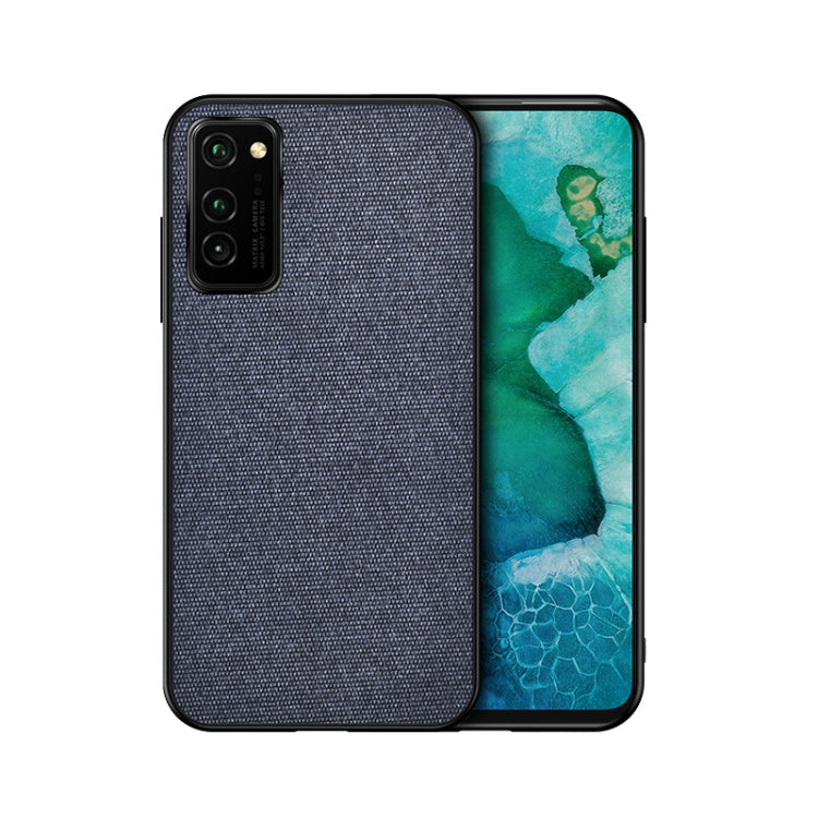 For Huawei Honor V30 Shockproof Cloth Texture PC + TPU Protective Case