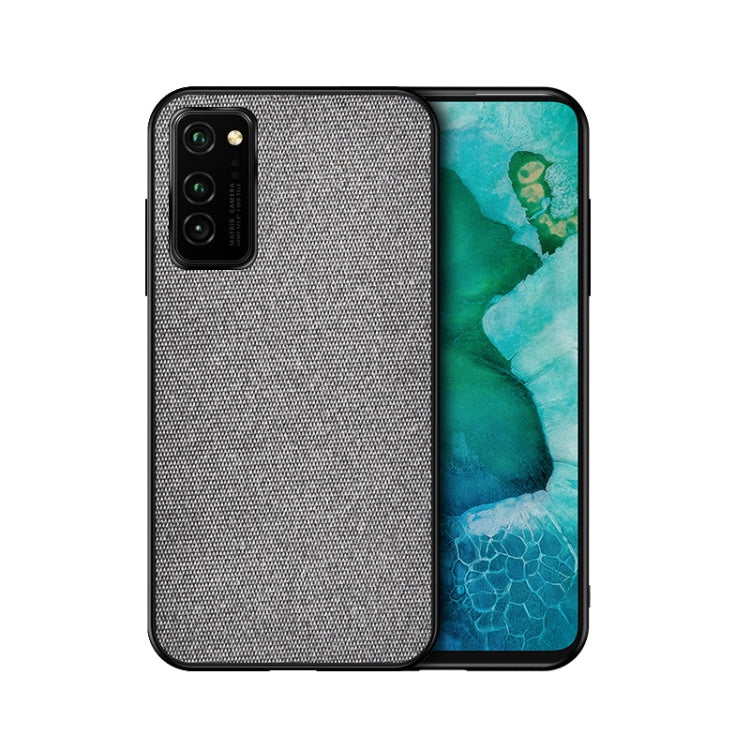 For Huawei Honor V30 Shockproof Cloth Texture PC + TPU Protective Case