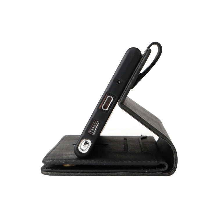 For Xiaomi 11T Rivet Buckle 9 Cards Three Fold Leather Phone Case