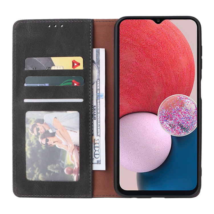 For Samsung Galaxy A13 4G Simple Suction Closure Leather Phone Case