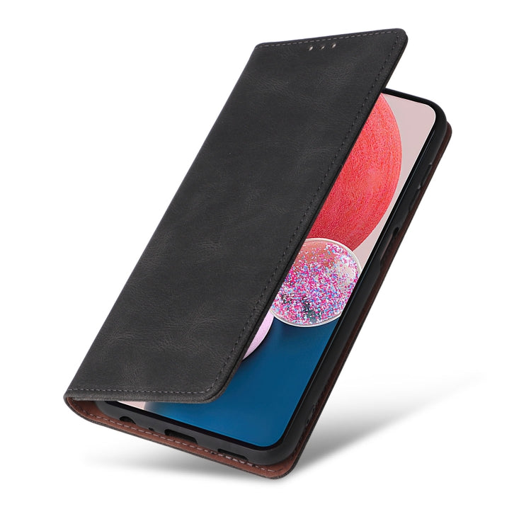 For Samsung Galaxy A13 4G Simple Suction Closure Leather Phone Case