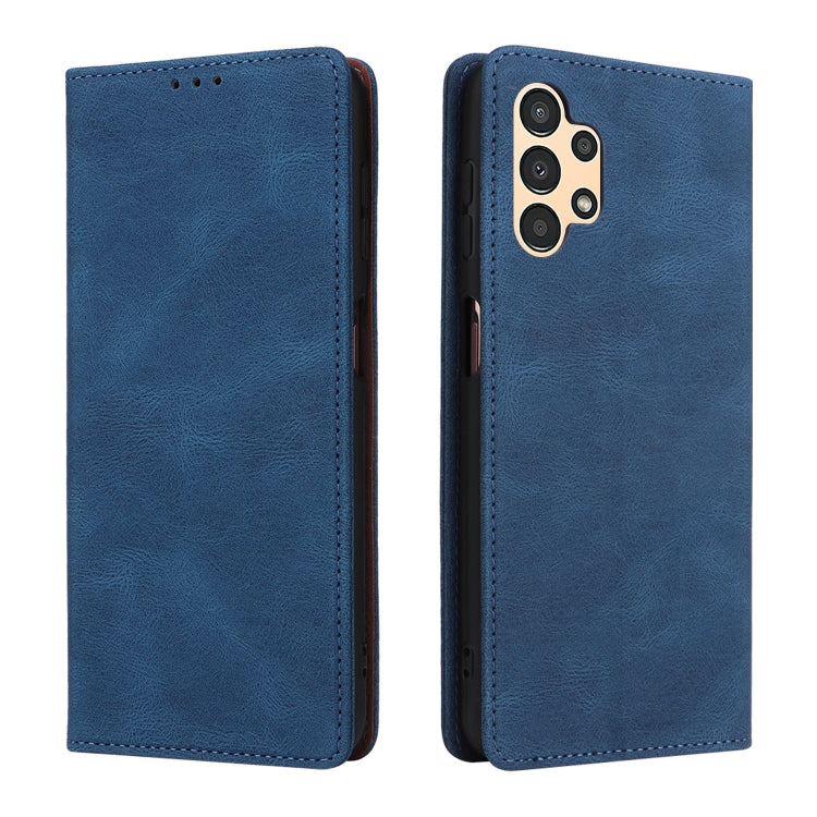 For Samsung Galaxy A13 4G Simple Suction Closure Leather Phone Case