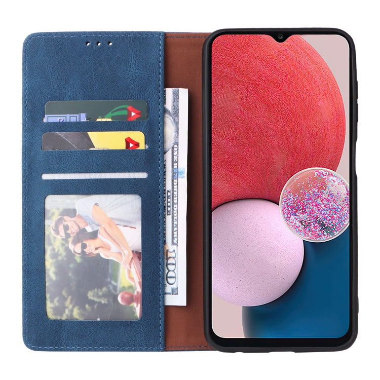 For Samsung Galaxy A13 4G Simple Suction Closure Leather Phone Case