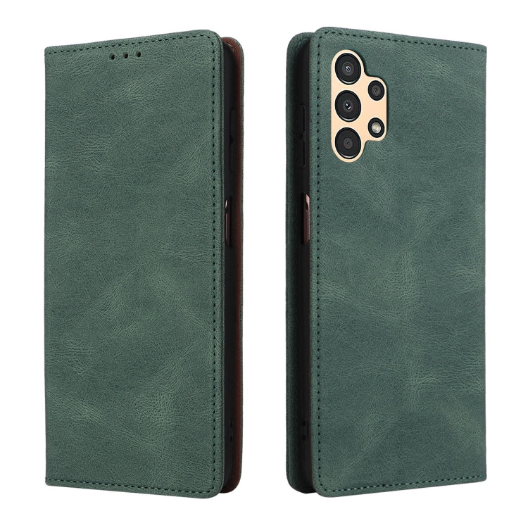 For Samsung Galaxy A13 4G Simple Suction Closure Leather Phone Case
