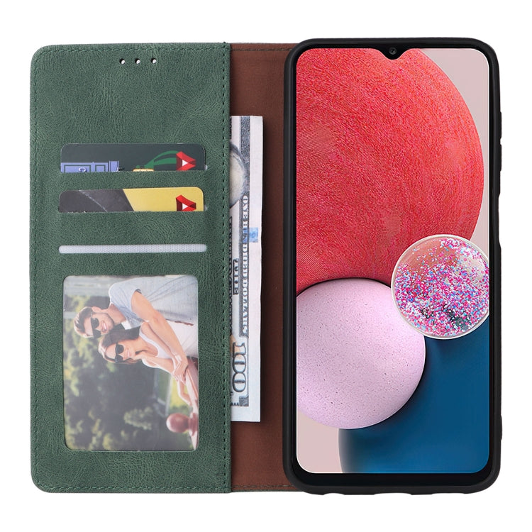 For Samsung Galaxy A13 4G Simple Suction Closure Leather Phone Case