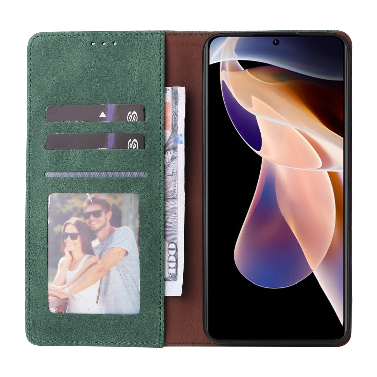 For Xiaomi Redmi Note 11 Pro Simple Suction Closure Leather Phone Case