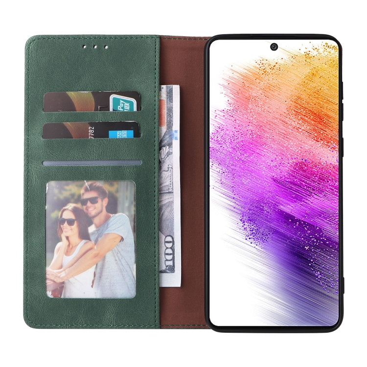For Samsung Galaxy A73 5G Simple Suction Closure Leather Phone Case