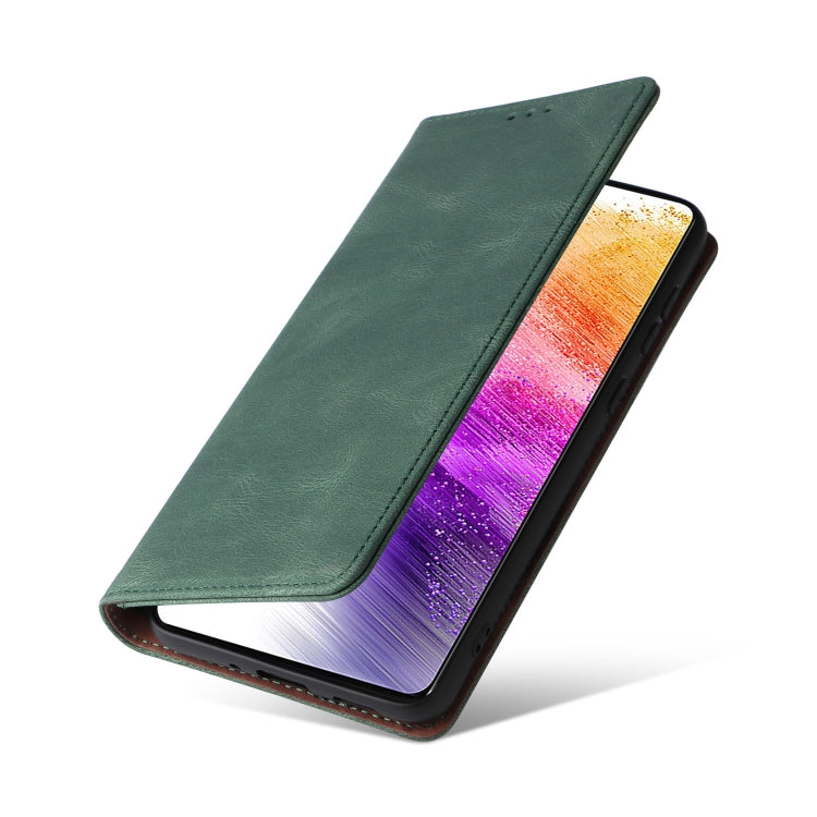 For Samsung Galaxy A73 5G Simple Suction Closure Leather Phone Case