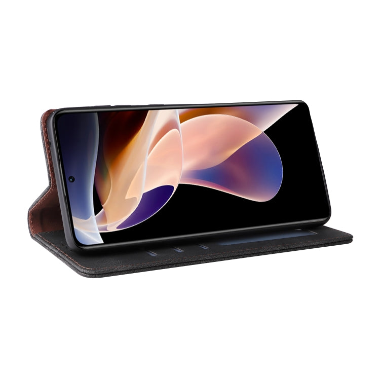 For Xiaomi Redmi Note 11 Pro 5G Simple Suction Closure Leather Phone Case