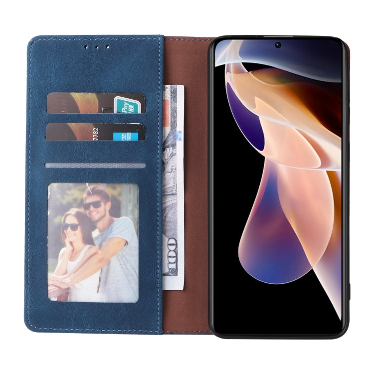 For Xiaomi Redmi Note 11 Pro 5G Simple Suction Closure Leather Phone Case