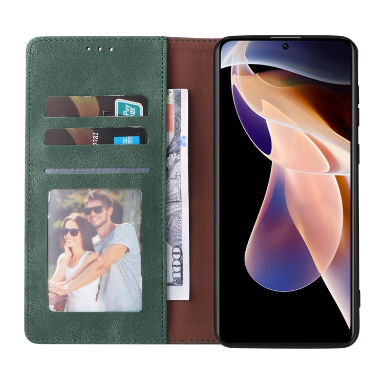 For Xiaomi Redmi Note 11 Pro 5G Simple Suction Closure Leather Phone Case