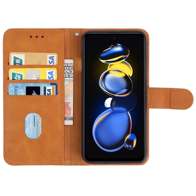 For Xiaomi Redmi Note 11T Pro Leather Phone Case