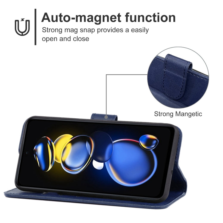 For Xiaomi Redmi Note 11T Pro Leather Phone Case