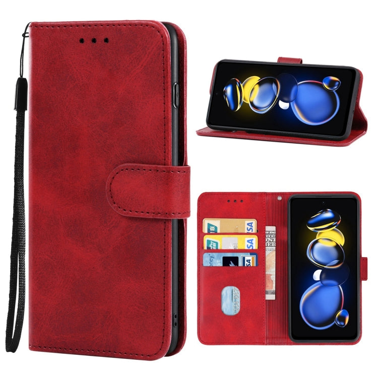 For Xiaomi Redmi Note 11T Pro+ Leather Phone Case