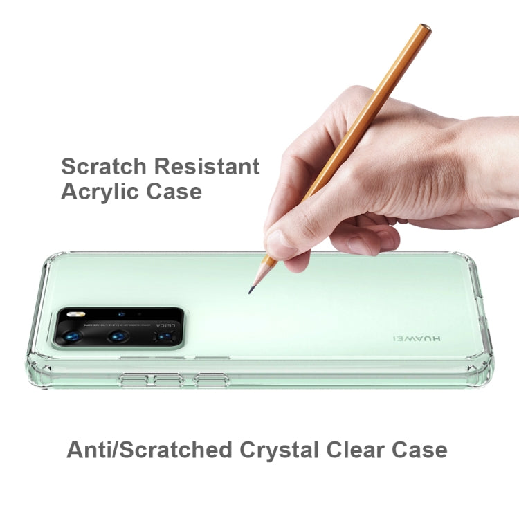 For Huawei P40 Pro Scratchproof TPU + Acrylic Protective Case