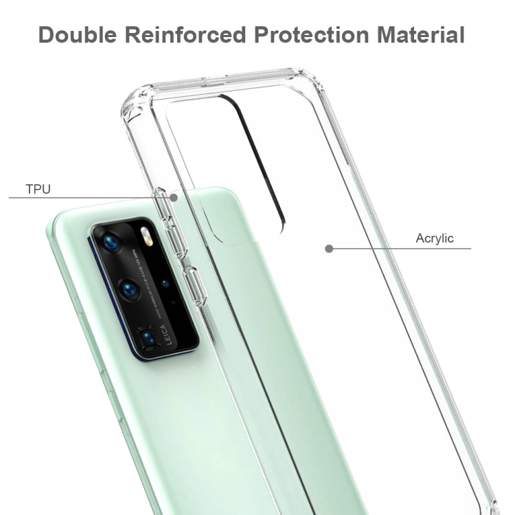 For Huawei P40 Pro Scratchproof TPU + Acrylic Protective Case