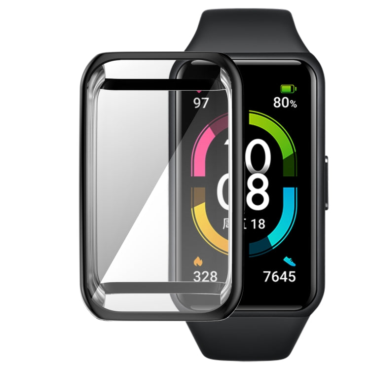 For Huawei Band 7 Full Coverage Electroplating TPU Watch Case