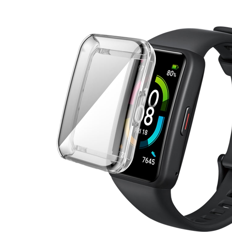 For Huawei Band 7 Full Coverage Electroplating TPU Watch Case