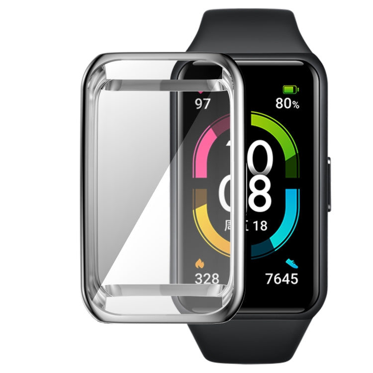 For Huawei Band 7 Full Coverage Electroplating TPU Watch Case