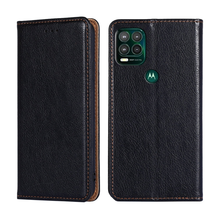 For Motorola Moto G Stylus 4G 2022 Pure Color Magnetic Leather Phone Case