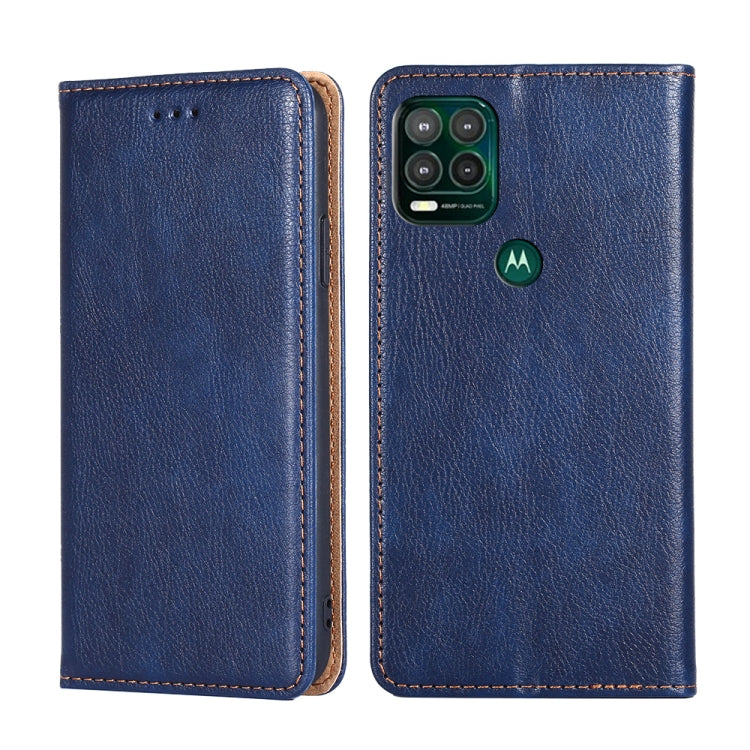 For Motorola Moto G Stylus 4G 2022 Pure Color Magnetic Leather Phone Case