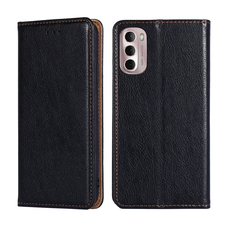 For Motorola Moto G Stylus 5G 2022 Pure Color Magnetic Leather Phone Case