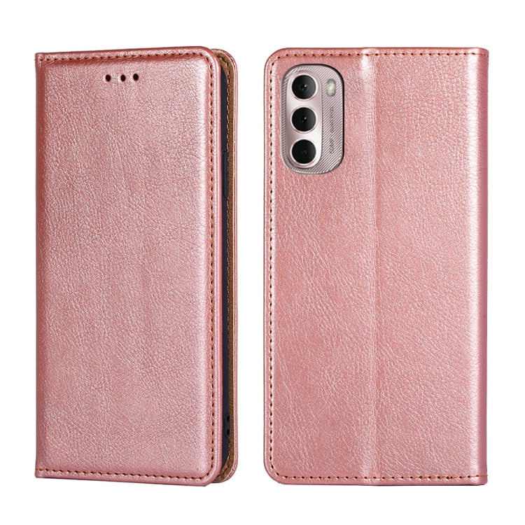 For Motorola Moto G Stylus 5G 2022 Pure Color Magnetic Leather Phone Case
