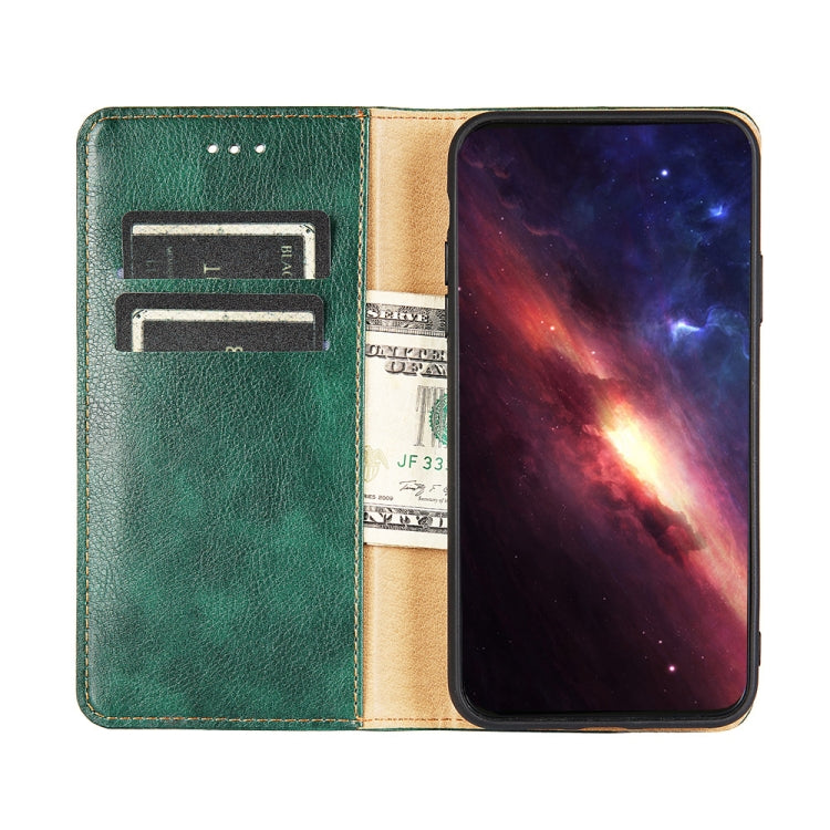 For OPPO Realme 9 Pro Pure Color Magnetic Leather Phone Case