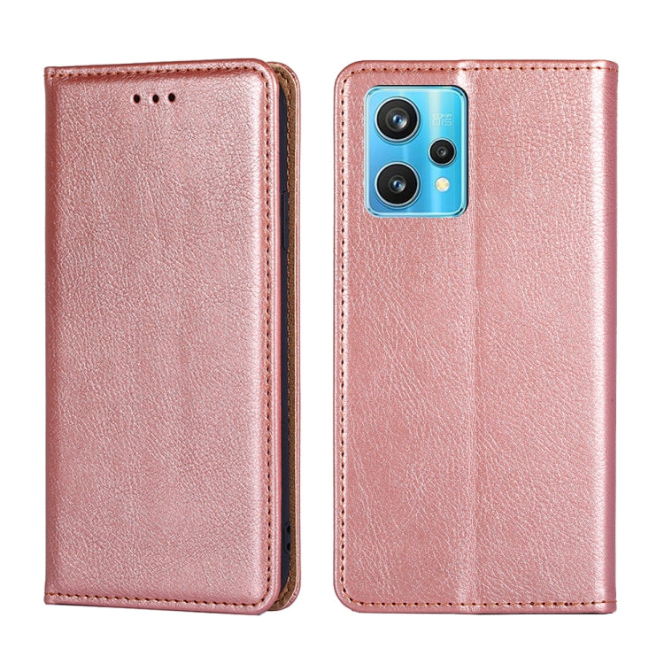 For OPPO Realme 9 Pro+ Pure Color Magnetic Leather Phone Case