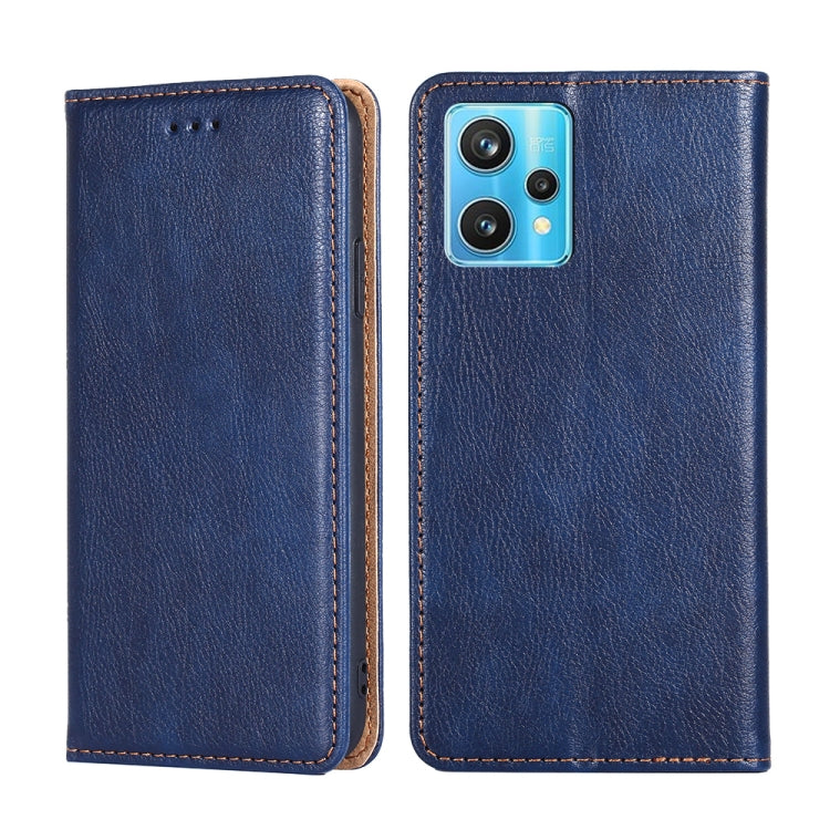 For OPPO Realme 9 Pro+ Pure Color Magnetic Leather Phone Case