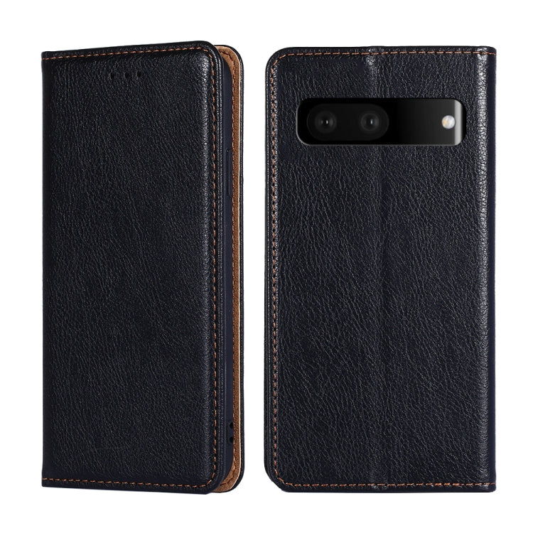 For Google Pixel 7 5G Pure Color Magnetic Leather Phone Case
