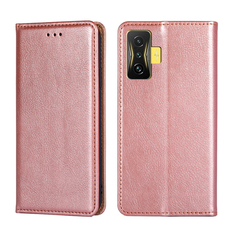 For Xiaomi Poco F4 GT / Redmi K50 Gaming Pure Color Magnetic Leather Phone Case
