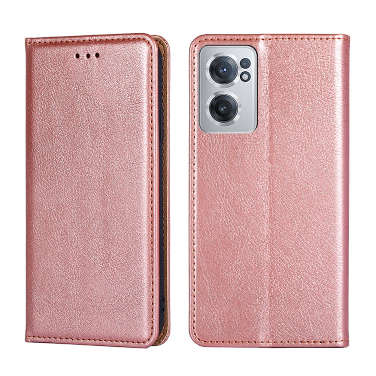For OnePlus Nord CE 2 5G Pure Color Magnetic Leather Phone Case