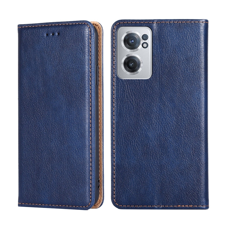 For OnePlus Nord CE 2 5G Pure Color Magnetic Leather Phone Case